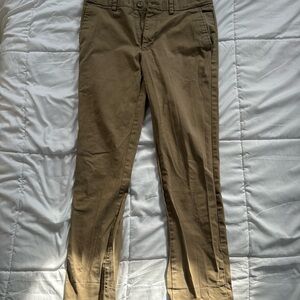Khaki Slim Fit Pants